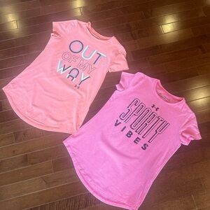 Two Under Armor Tees